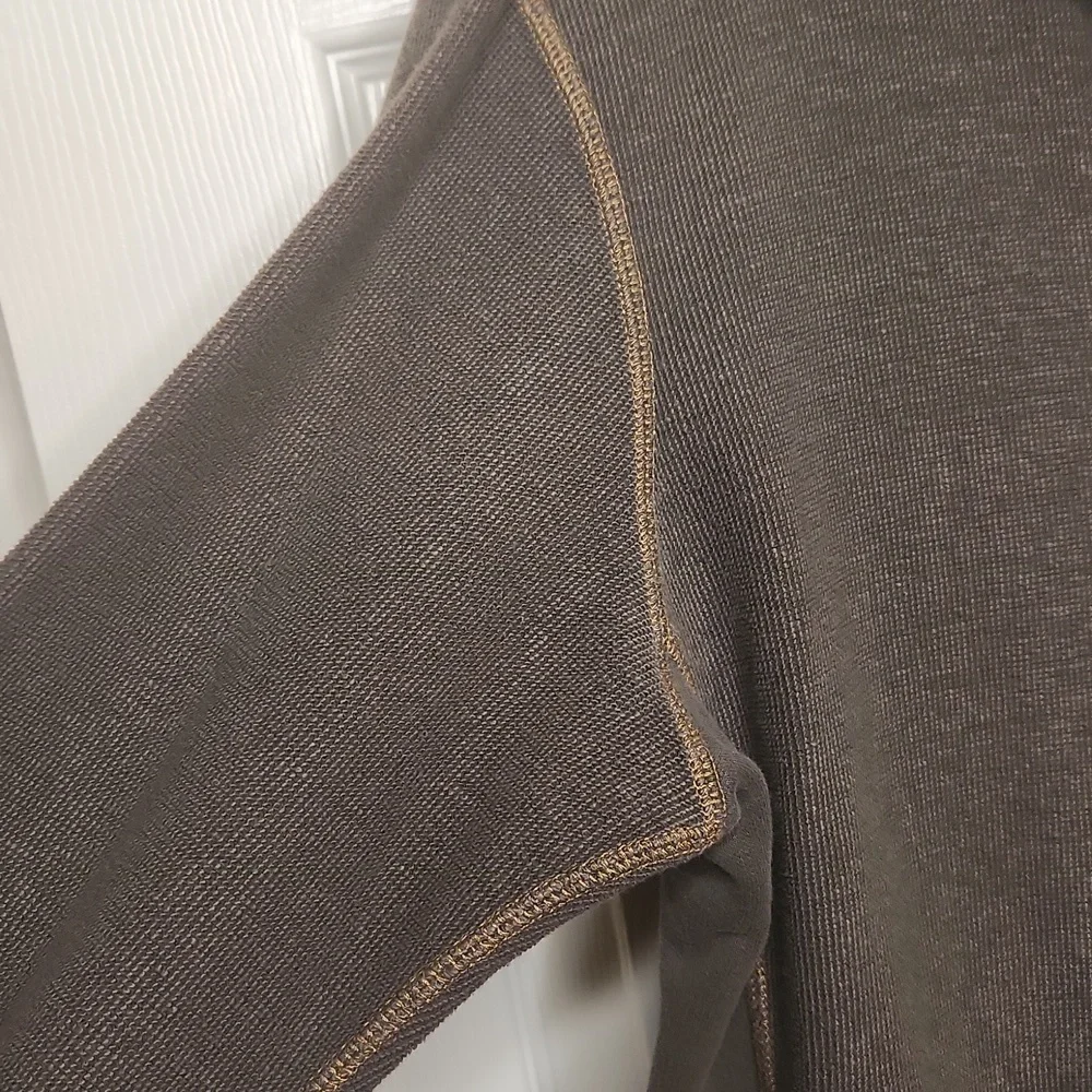 Tommy Bahama Men's Taupe Long Sleeve Half Zip Sweater Size LG